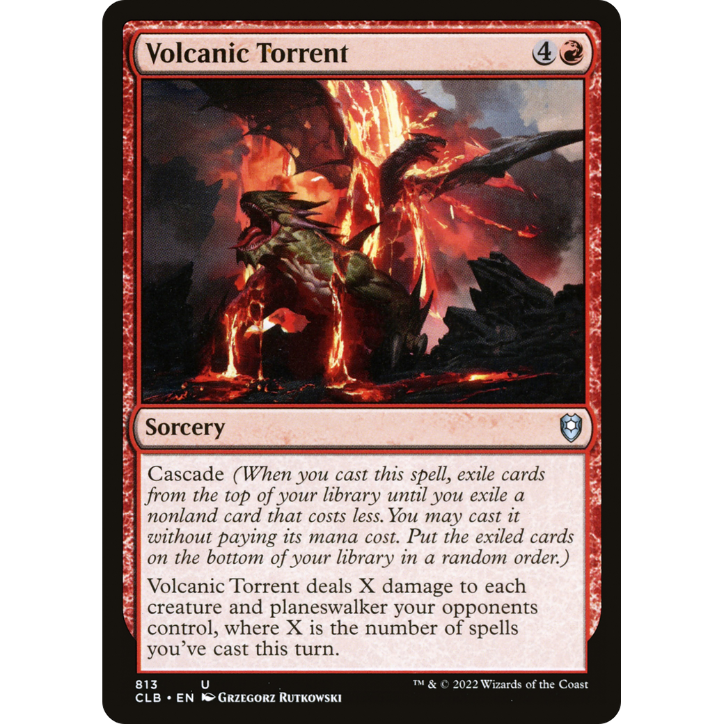 Volcanic Torrent (CLB-813) - Commander Legends: Battle for Baldur's Gate