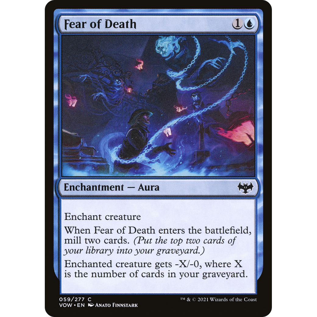 Fear of Death (VOW-059) - Innistrad: Crimson Vow Foil