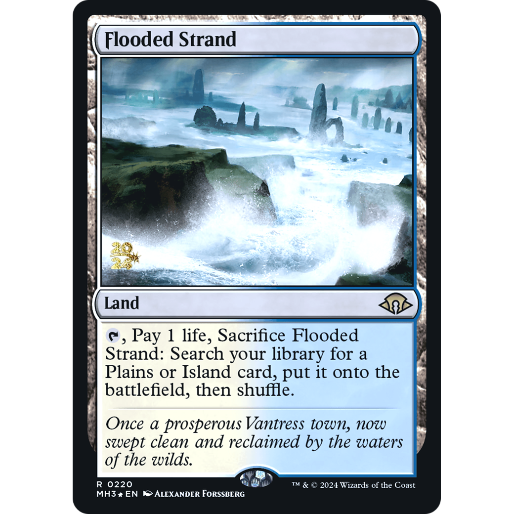 Flooded Strand (PRE-220S) - Modern Horizons 3 Promos Foil