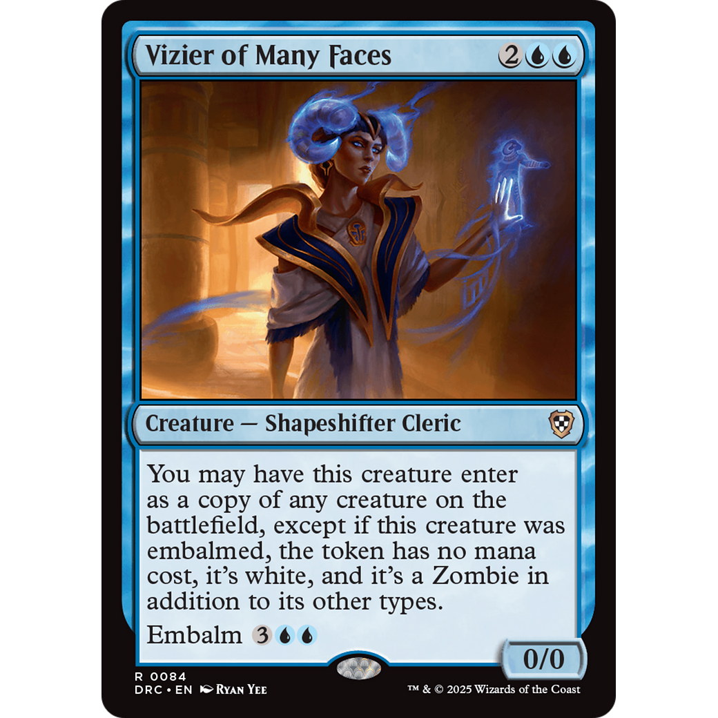 Vizier of Many Faces (DRC-084) - Commander: Aetherdrift