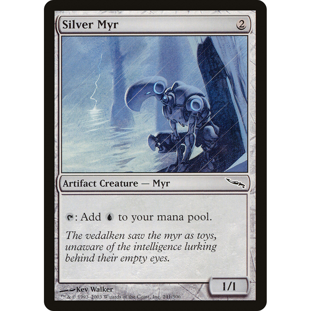 Silver Myr (MRD-241) - Mirrodin Foil