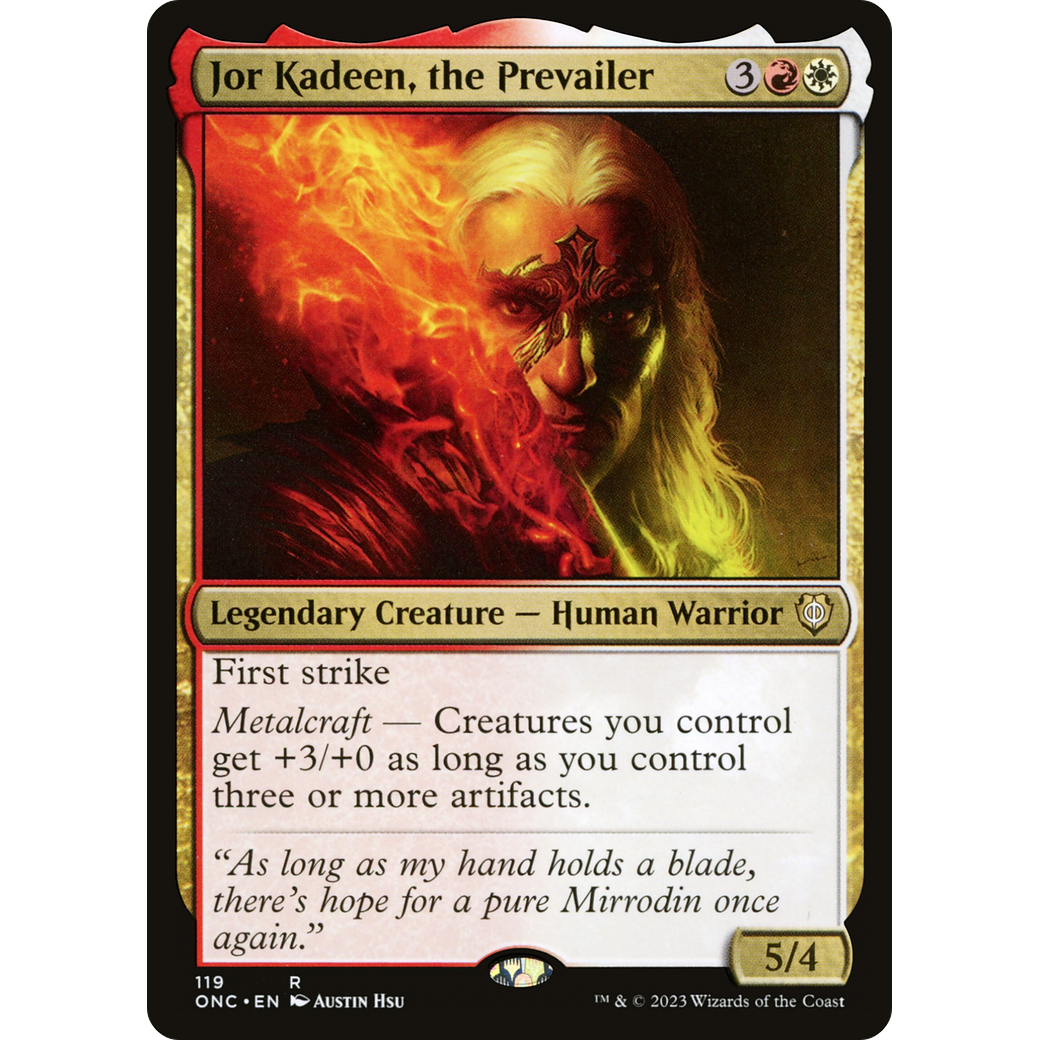 Jor Kadeen, the Prevailer (ONC-119) - Phyrexia: All Will Be One Commander