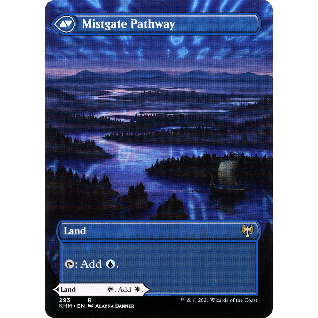 Hengegate Pathway (Borderless) (KHM-293) - Kaldheim: (Showcase) (Borderless)