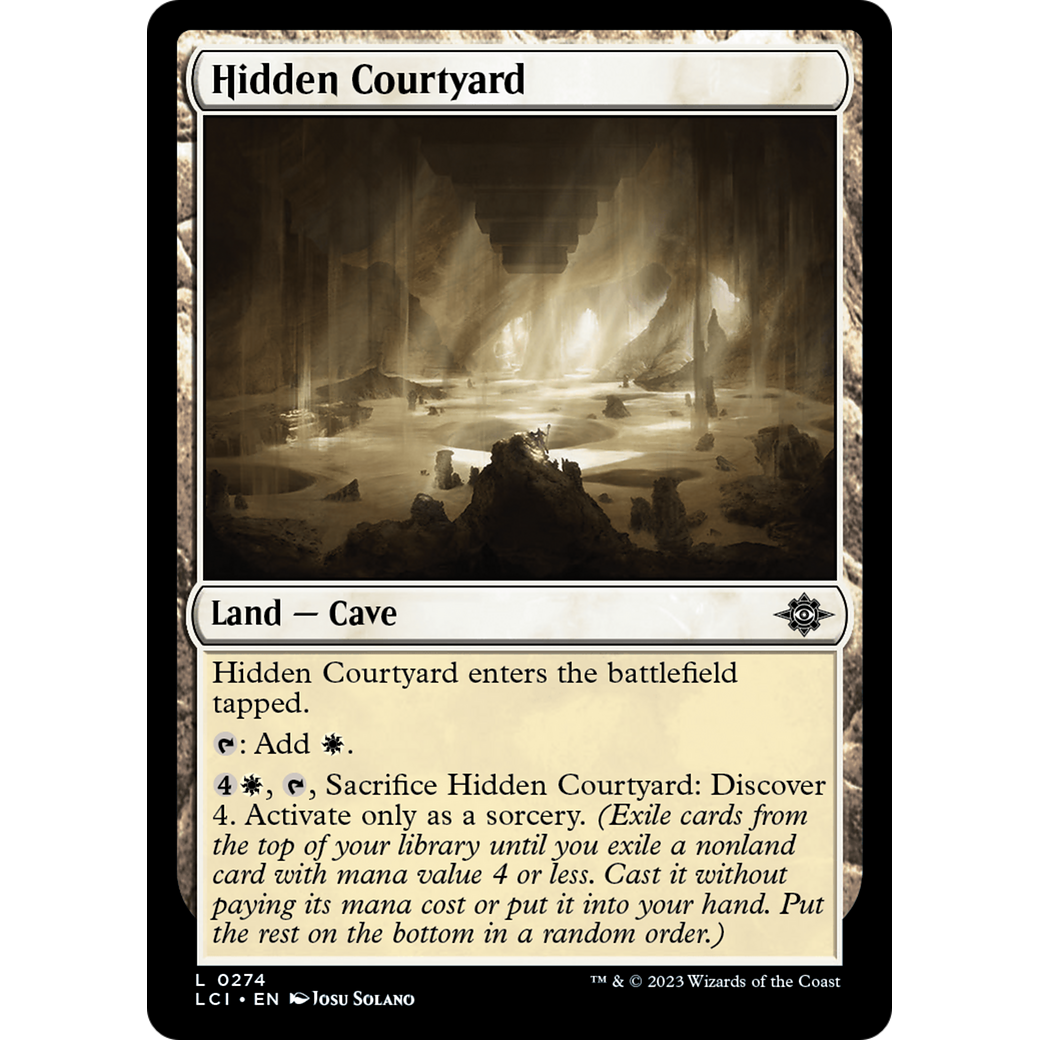 Hidden Courtyard (LCI-274) - The Lost Caverns of Ixalan Foil