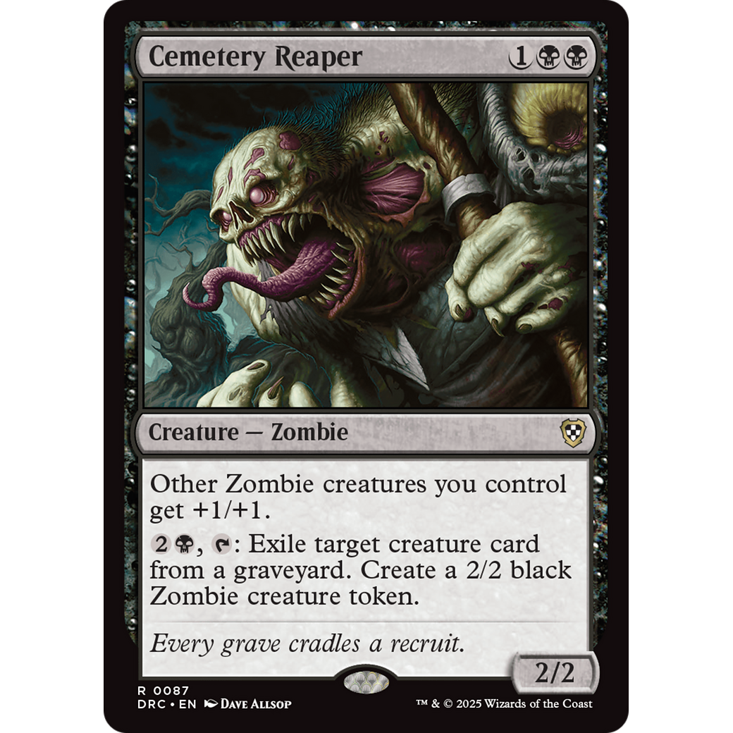 Cemetery Reaper (DRC-087) - Commander: Aetherdrift Foil