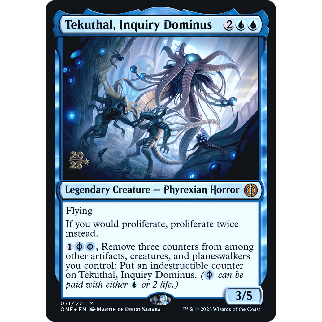 Tekuthal, Inquiry Dominus (PRE-71S) - Phyrexia: All Will Be One Promos Foil