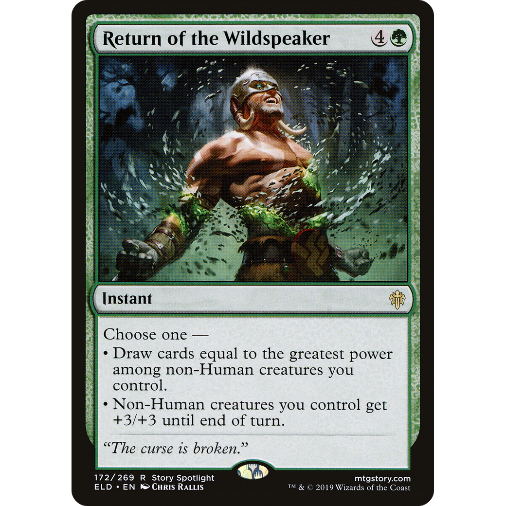 Return of the Wildspeaker (ELD-172) - Throne of Eldraine