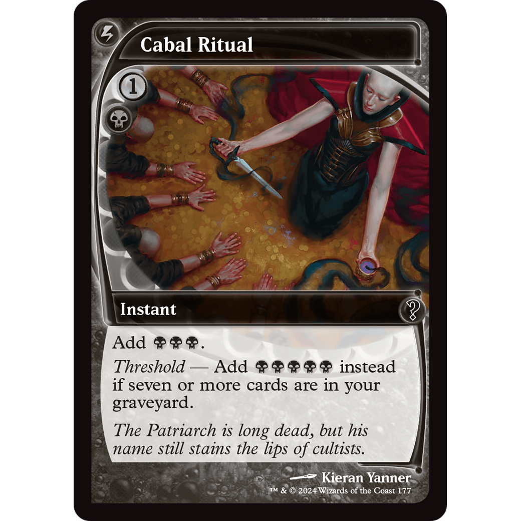 Cabal Ritual (Future Sight) (MB2-177) - Mystery Booster 2 Foil