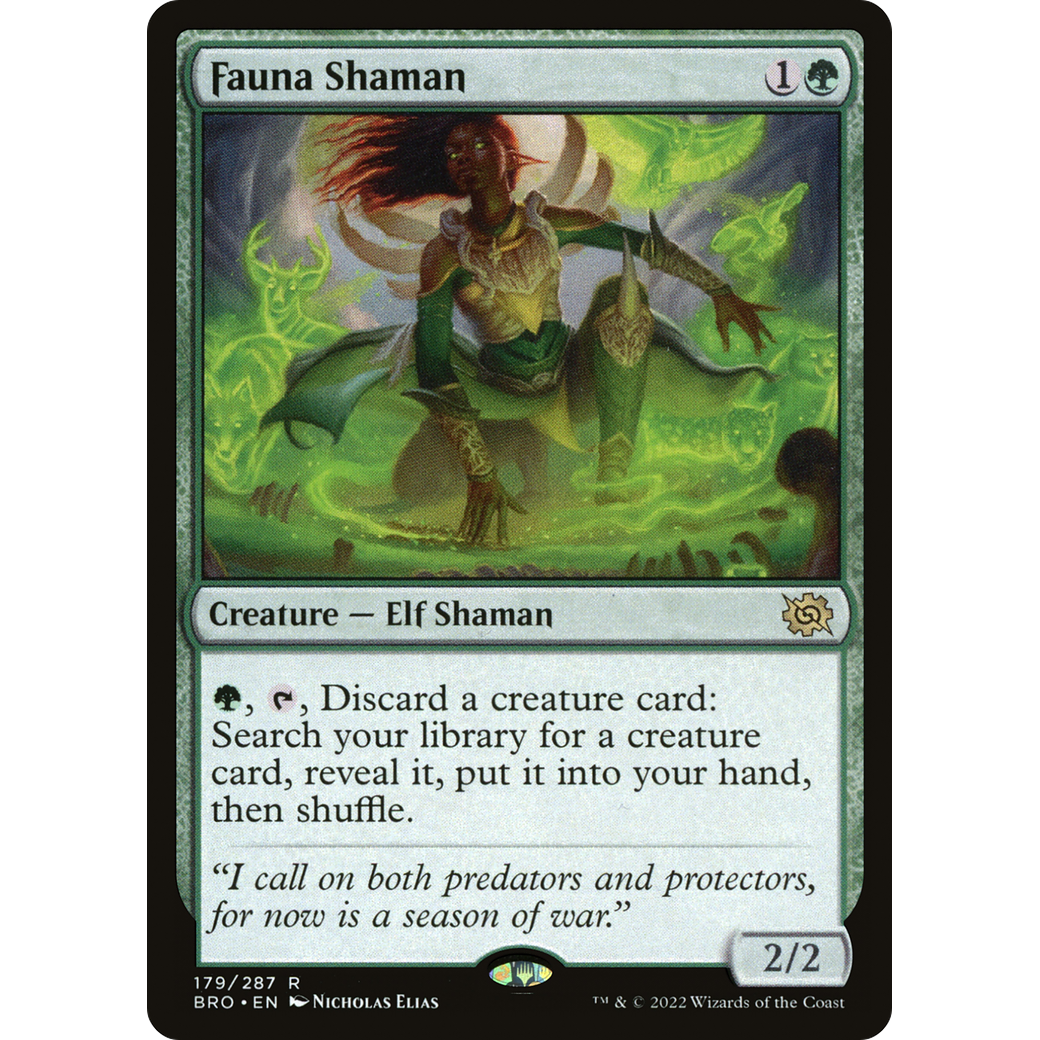 Fauna Shaman (BRO-179) - The Brothers' War Foil