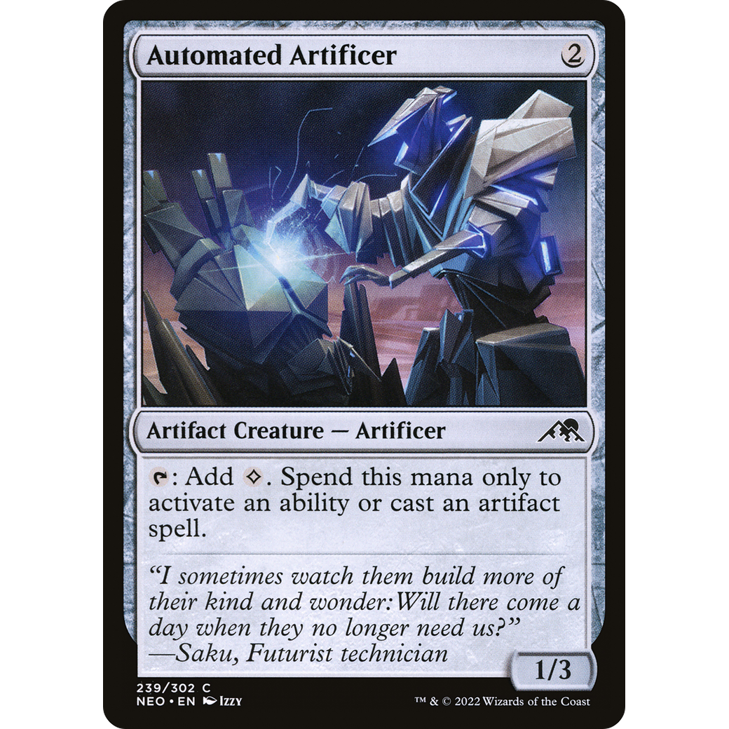 Automated Artificer (NEO-239) - Kamigawa: Neon Dynasty Foil