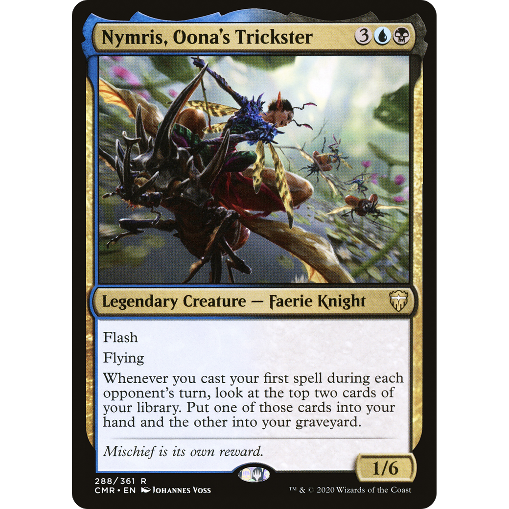 Nymris, Oona's Trickster (CMR-288) - Commander Legends Foil