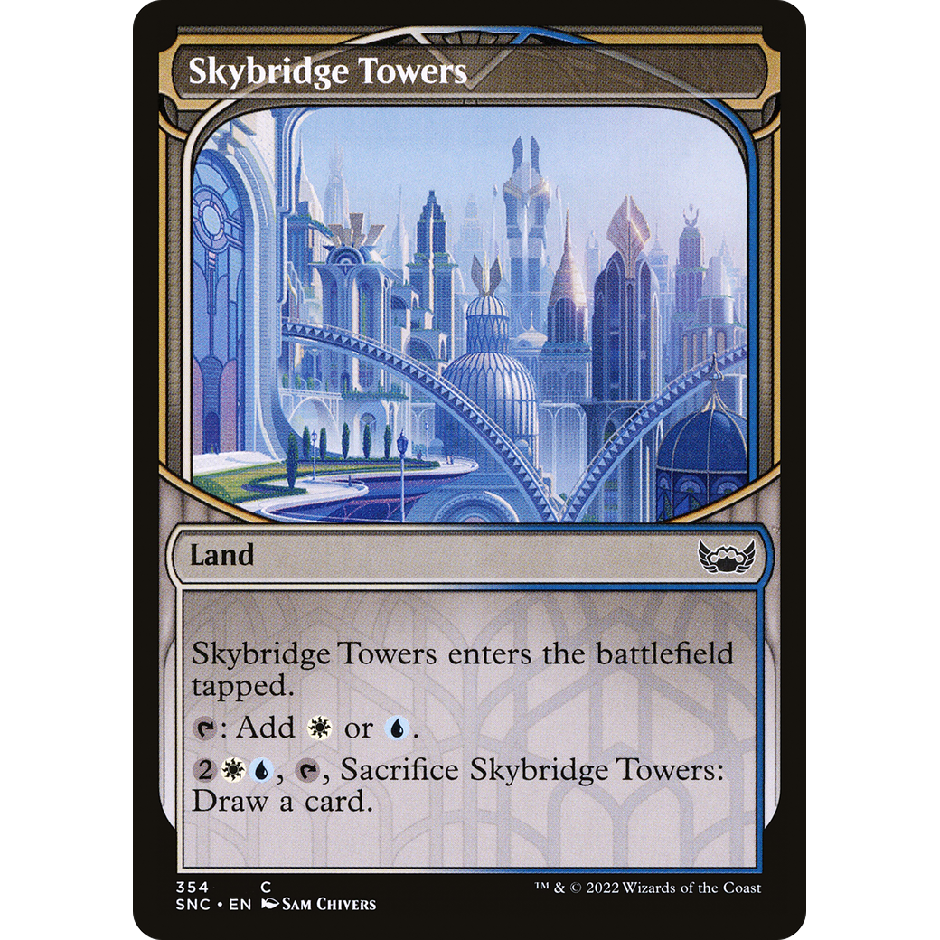 Skybridge Towers (Showcase) (SNC-354) - Streets of New Capenna: (Showcase)