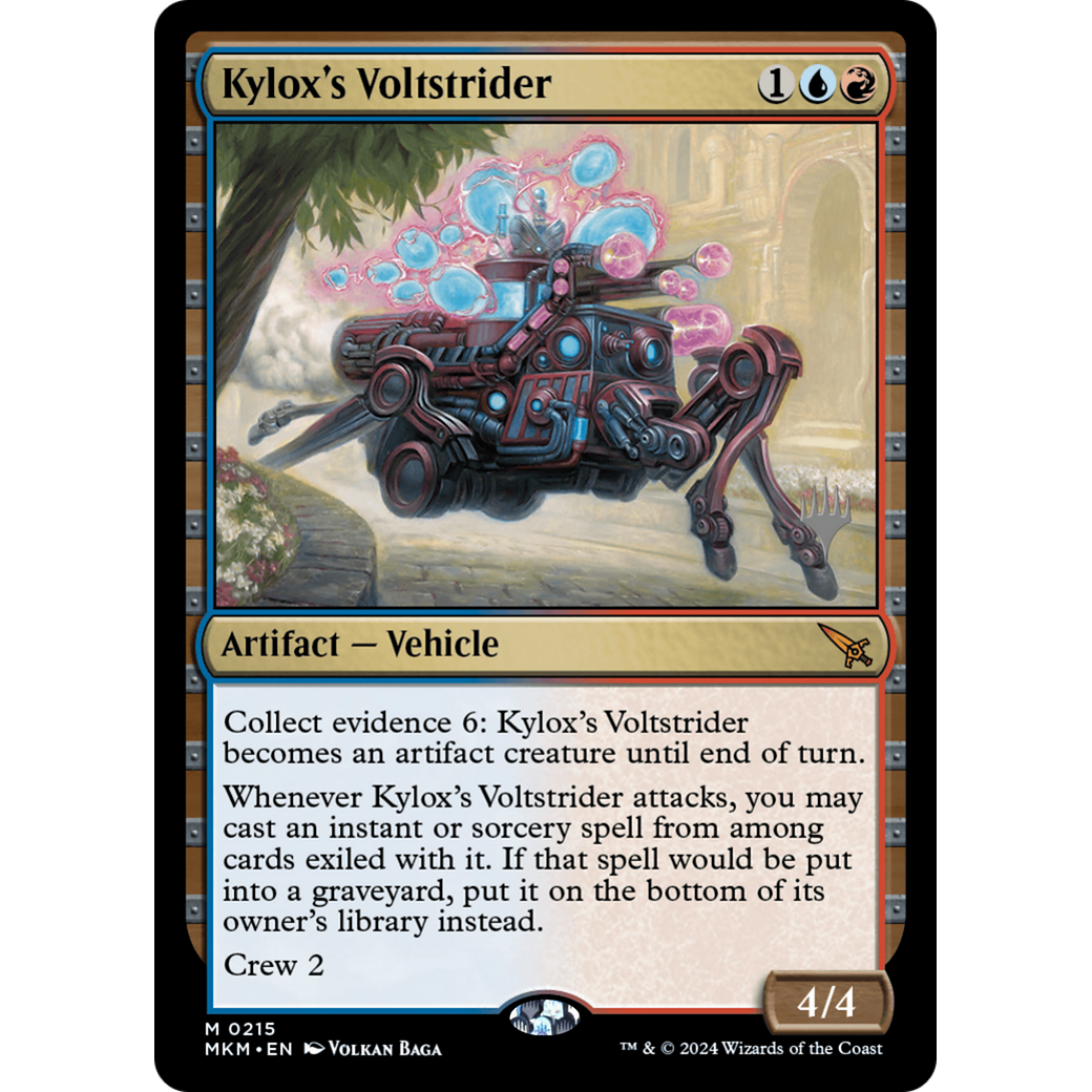 Kylox's Voltstrider (PPMKM-215P) - Murders at Karlov Manor Promos Foil