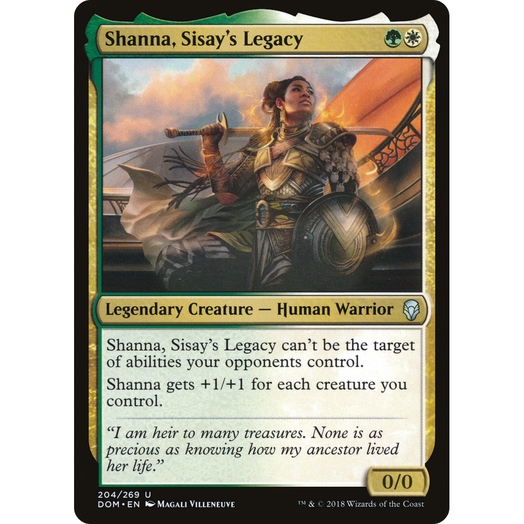 Shanna, Sisay's Legacy (DOM-204) - Dominaria