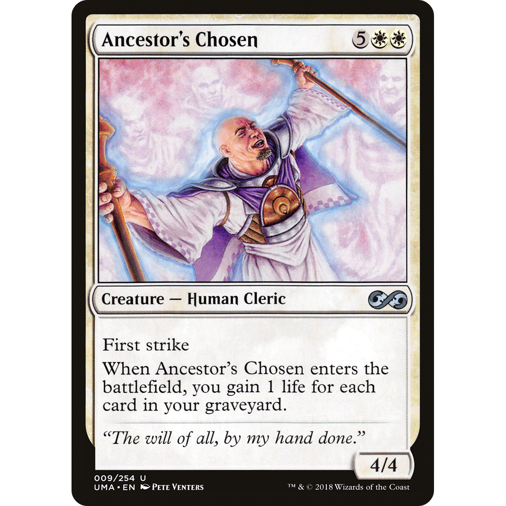 Ancestor's Chosen (UMA-009) - Ultimate Masters Foil