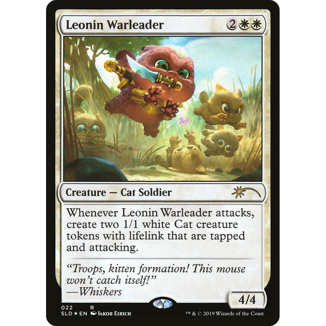 Leonin Warleader (SLD-022) - Secret Lair Drop Foil