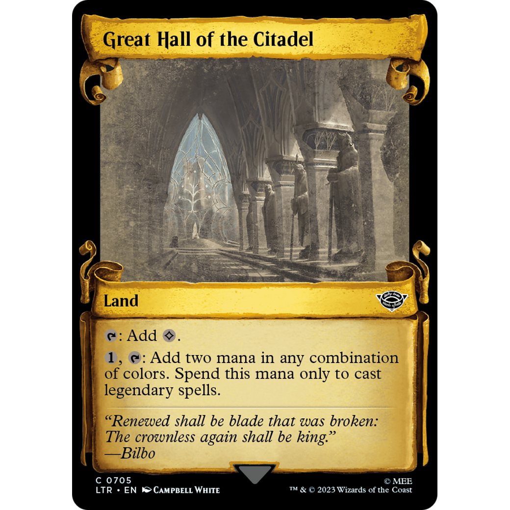 Great Hall of the Citadel (LTR-705) - The Lord of the Rings: Tales of Middle-earth: (Showcase)