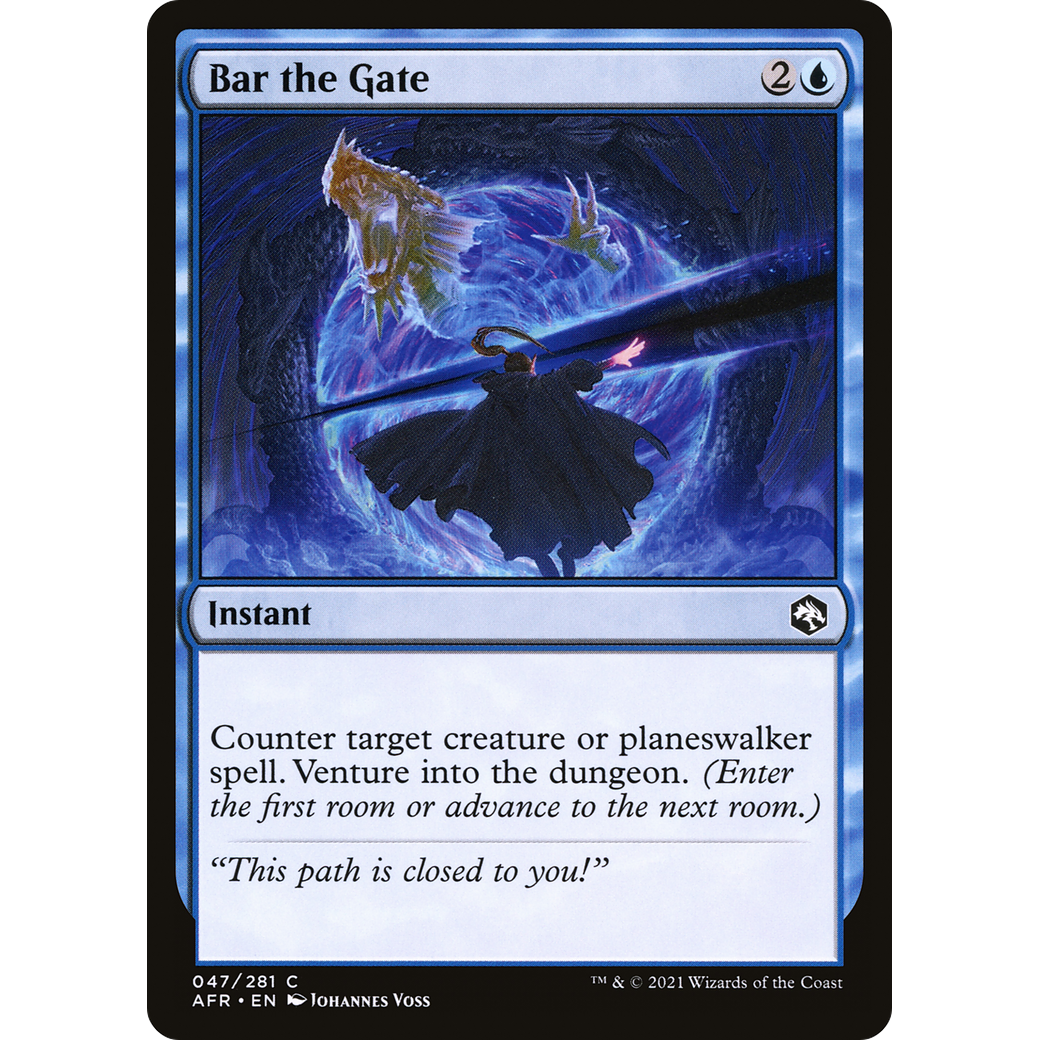 Bar the Gate (AFR-047) - Adventures in the Forgotten Realms Foil