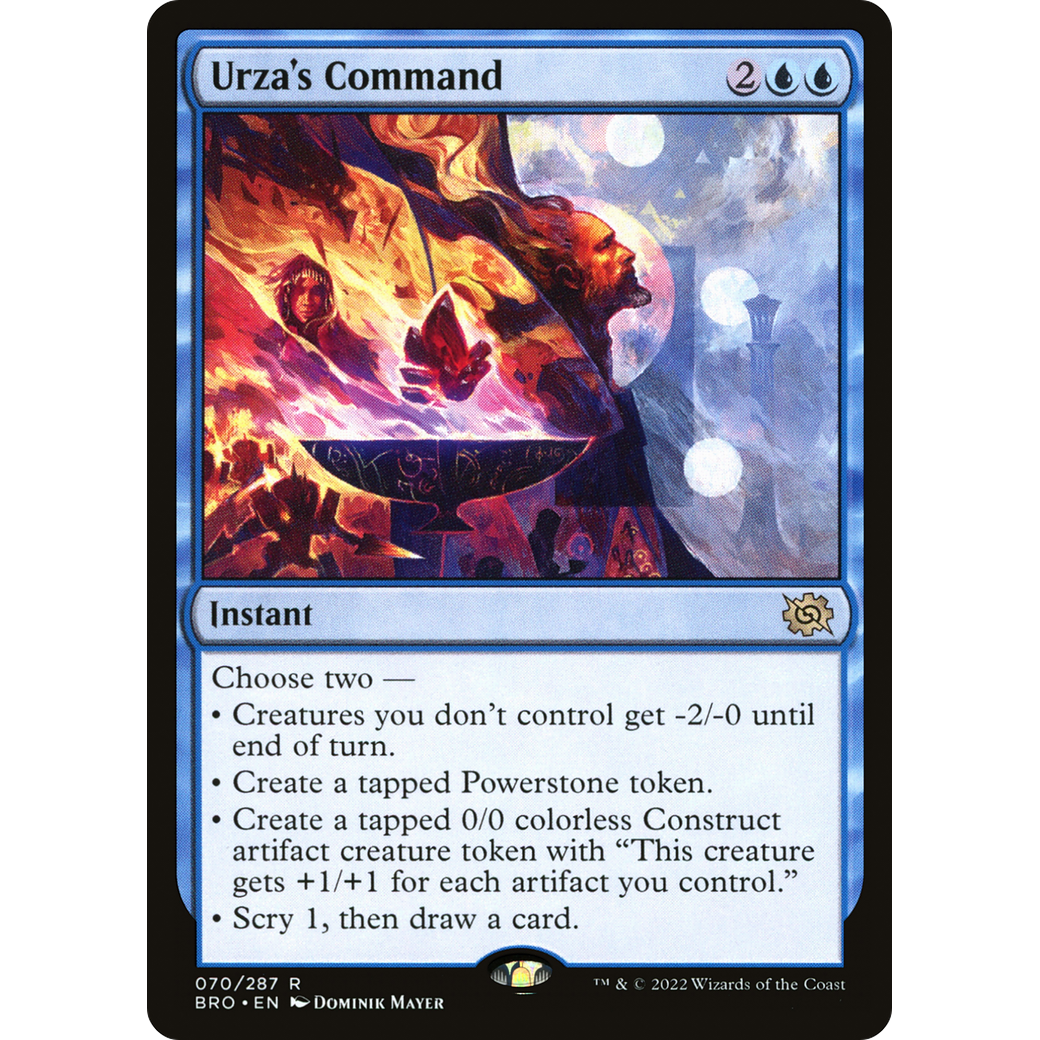Urza's Command (BRO-070) - The Brothers' War Foil
