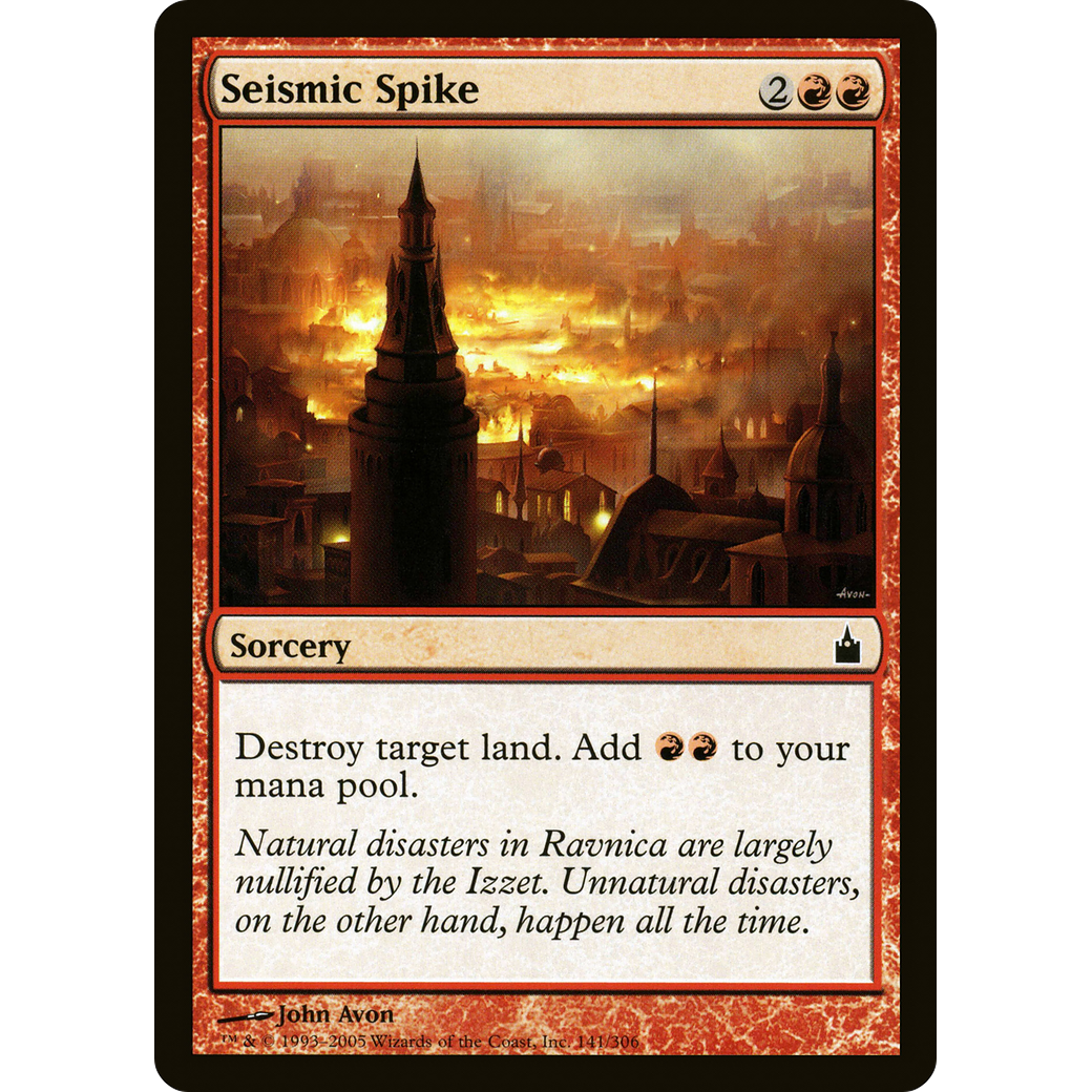 Seismic Spike (RAV-141) - Ravnica: City of Guilds Foil