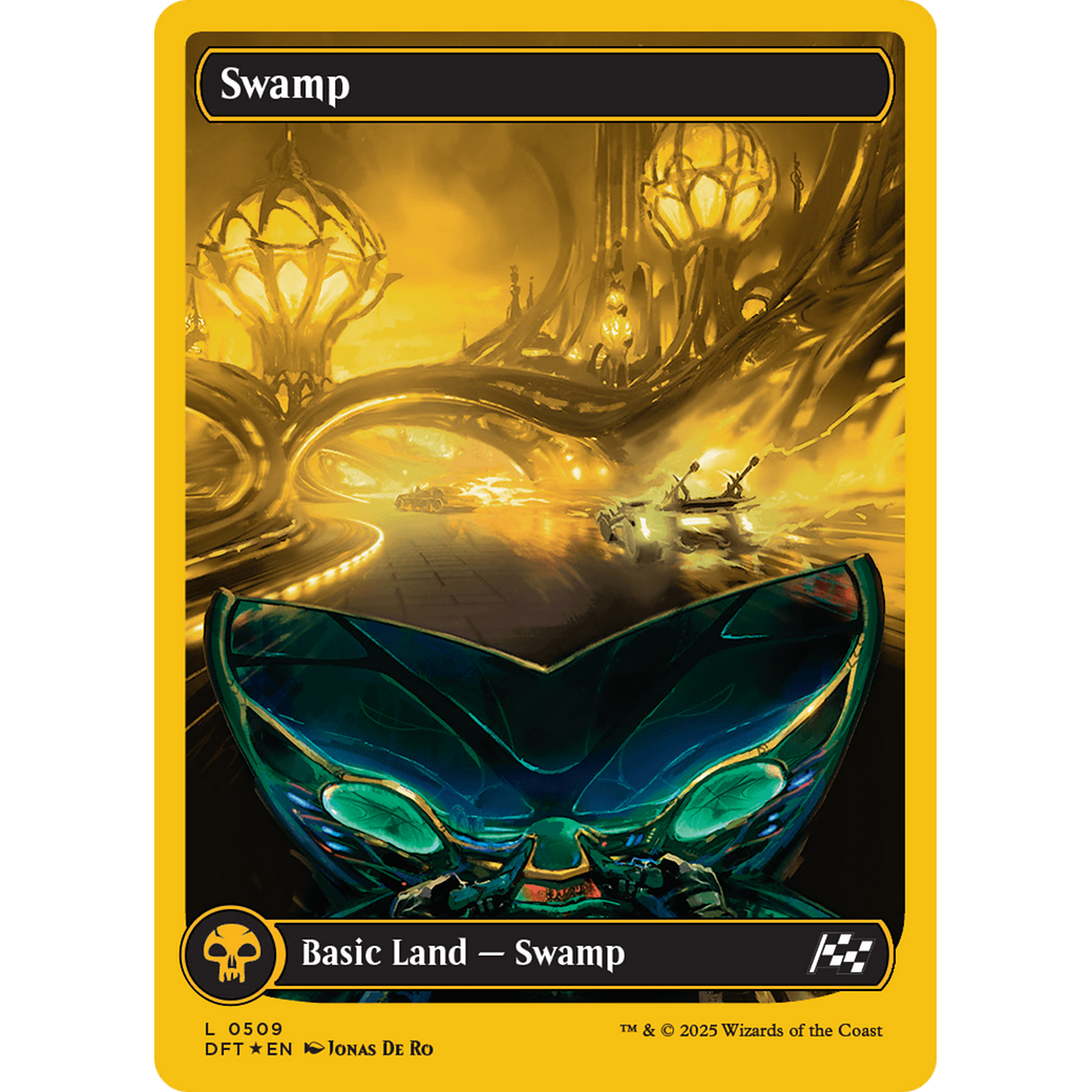 Swamp (DFT-509) - Aetherdrift: (Full Art) Foil