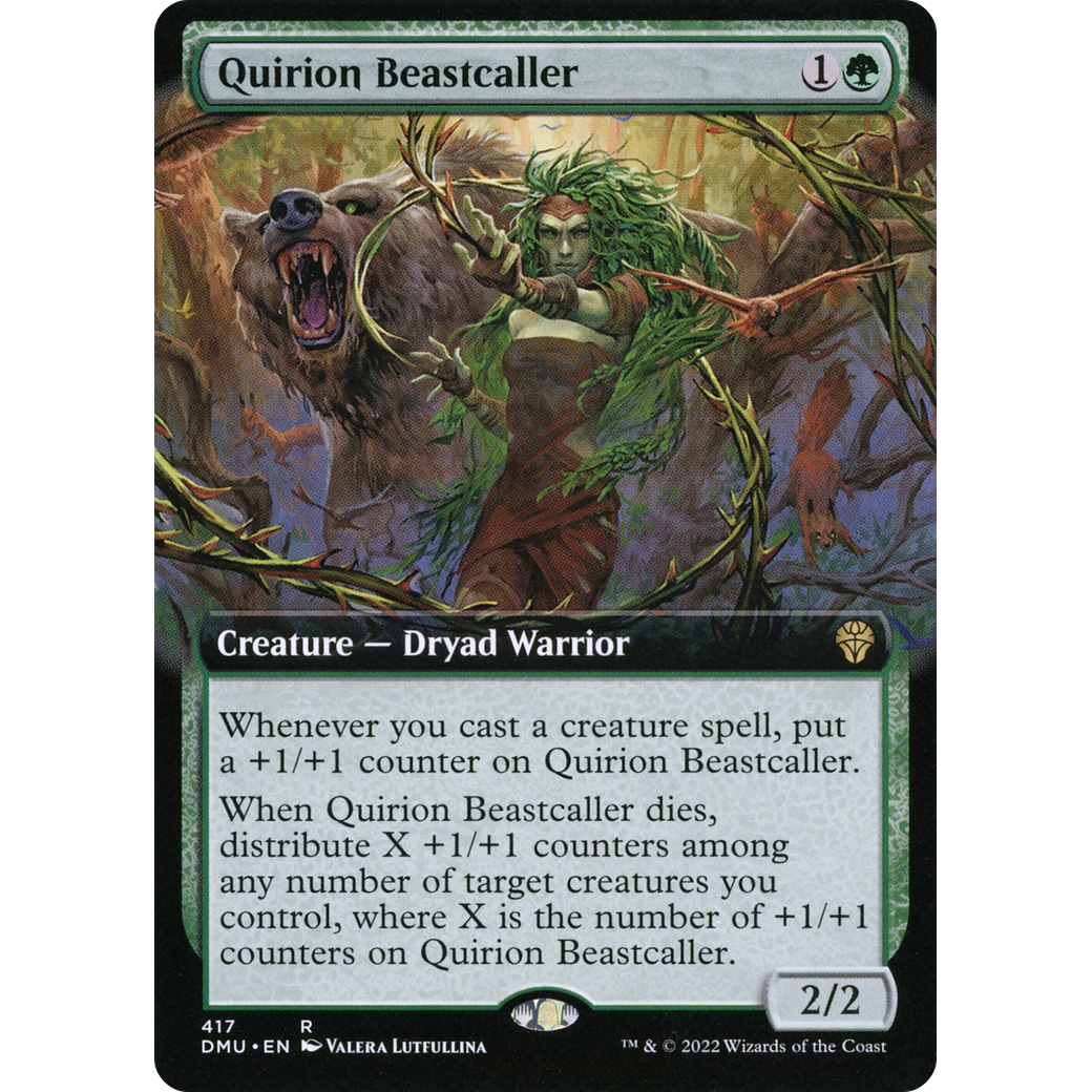 Quirion Beastcaller (Extended Art) (DMU-417) - Dominaria United: (Extended Art) Foil