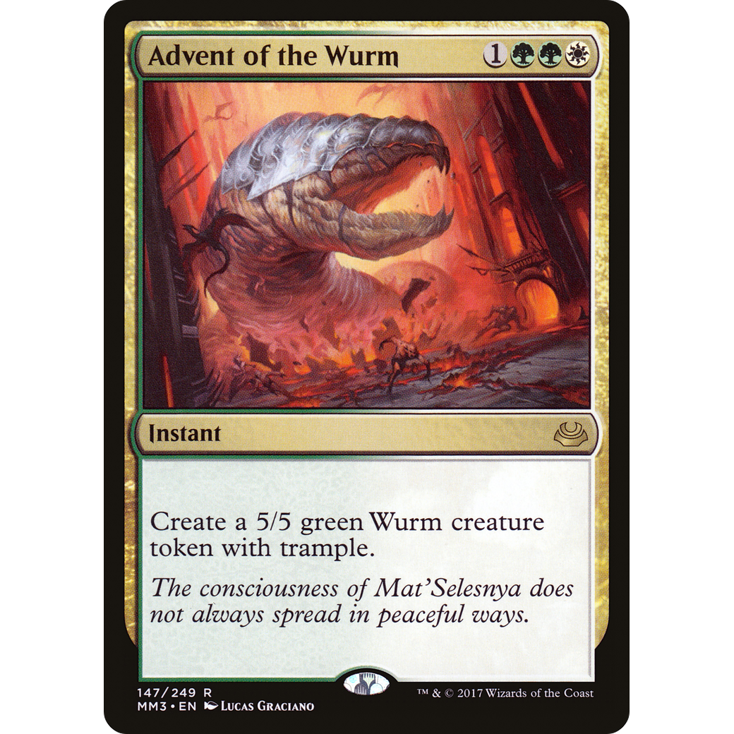 Advent of the Wurm (MM3-147) - Modern Masters 2017