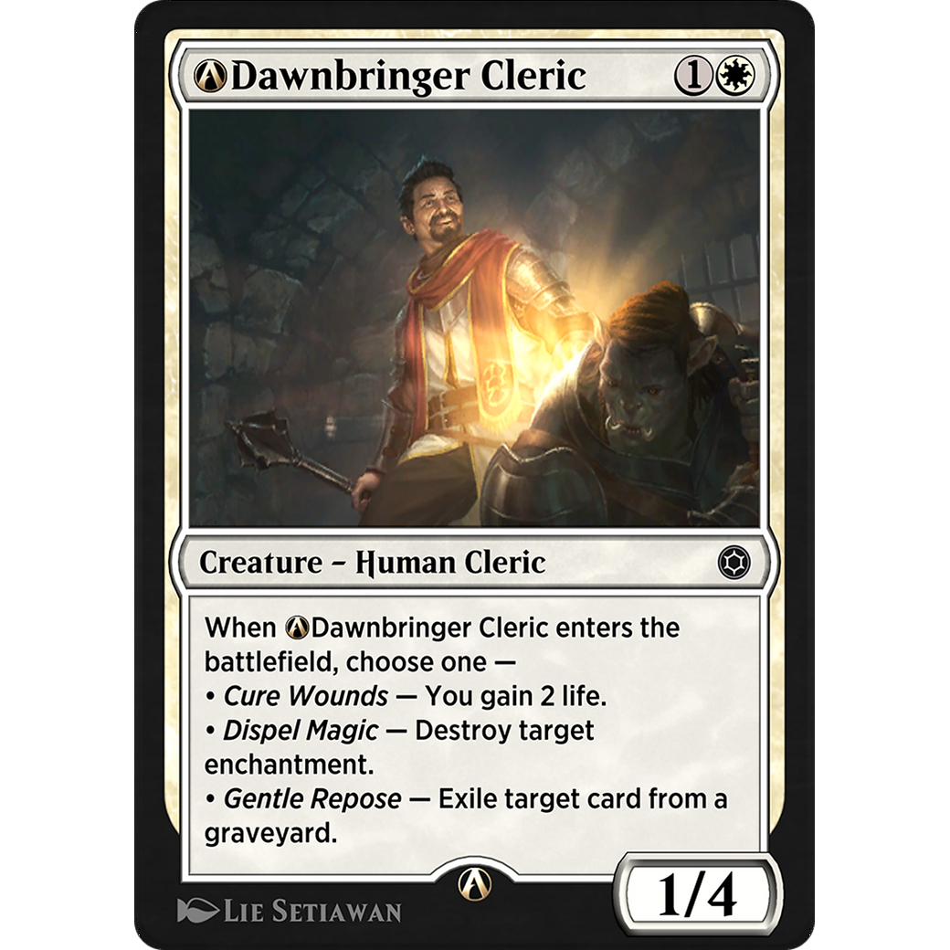 A-Dawnbringer Cleric (HBG-A-87) - Alchemy Horizons: Baldur's Gate