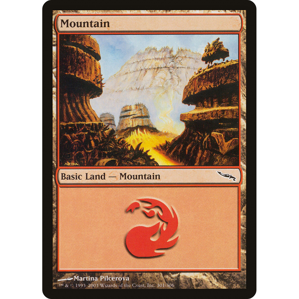 Mountain (301) (MRD-301) - Mirrodin