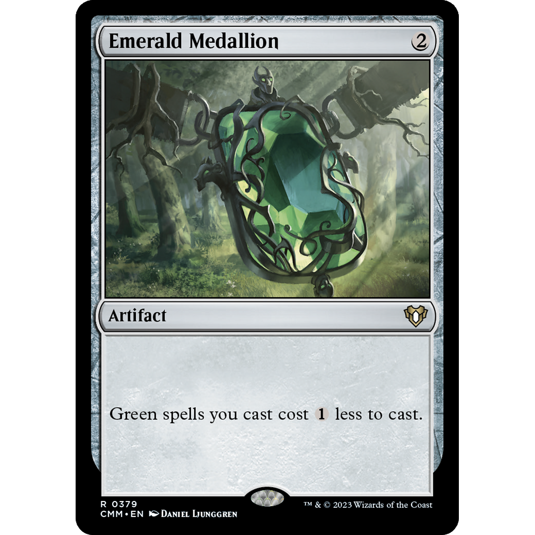 Emerald Medallion (CMM-379) - Commander Masters