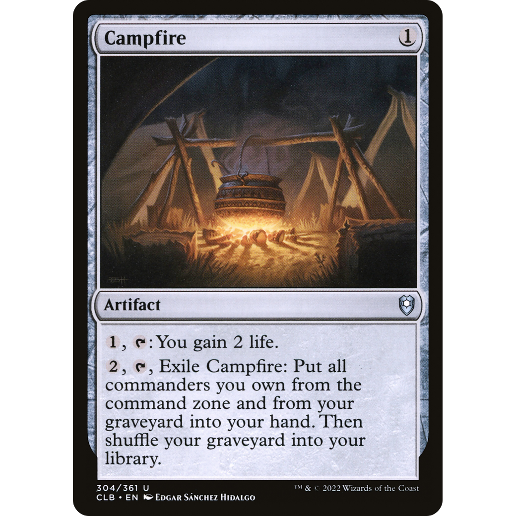 Campfire (CLB-304) - Commander Legends: Battle for Baldur's Gate Foil