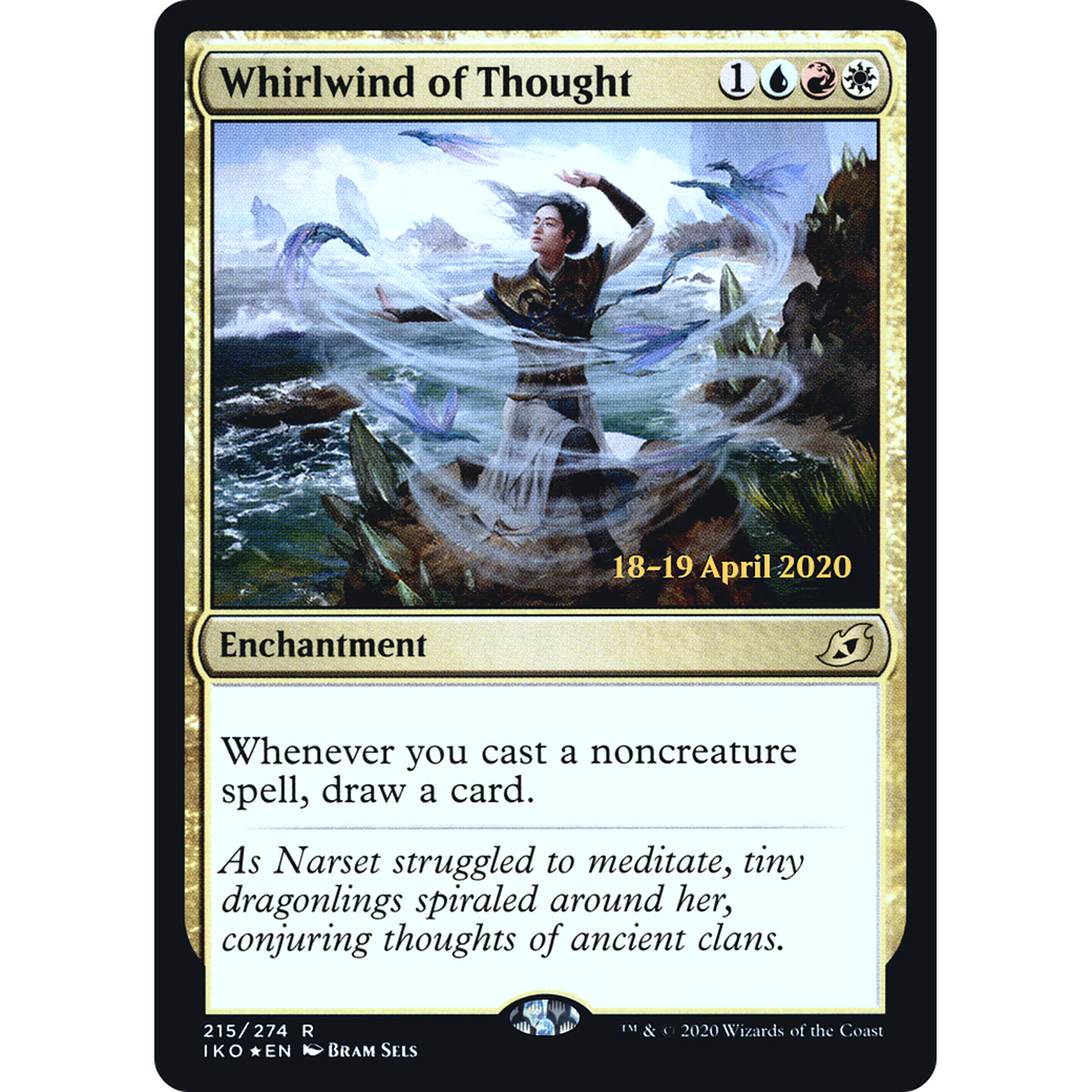 Whirlwind of Thought (PRE-215) - Ikoria: Lair of Behemoths Promos Foil