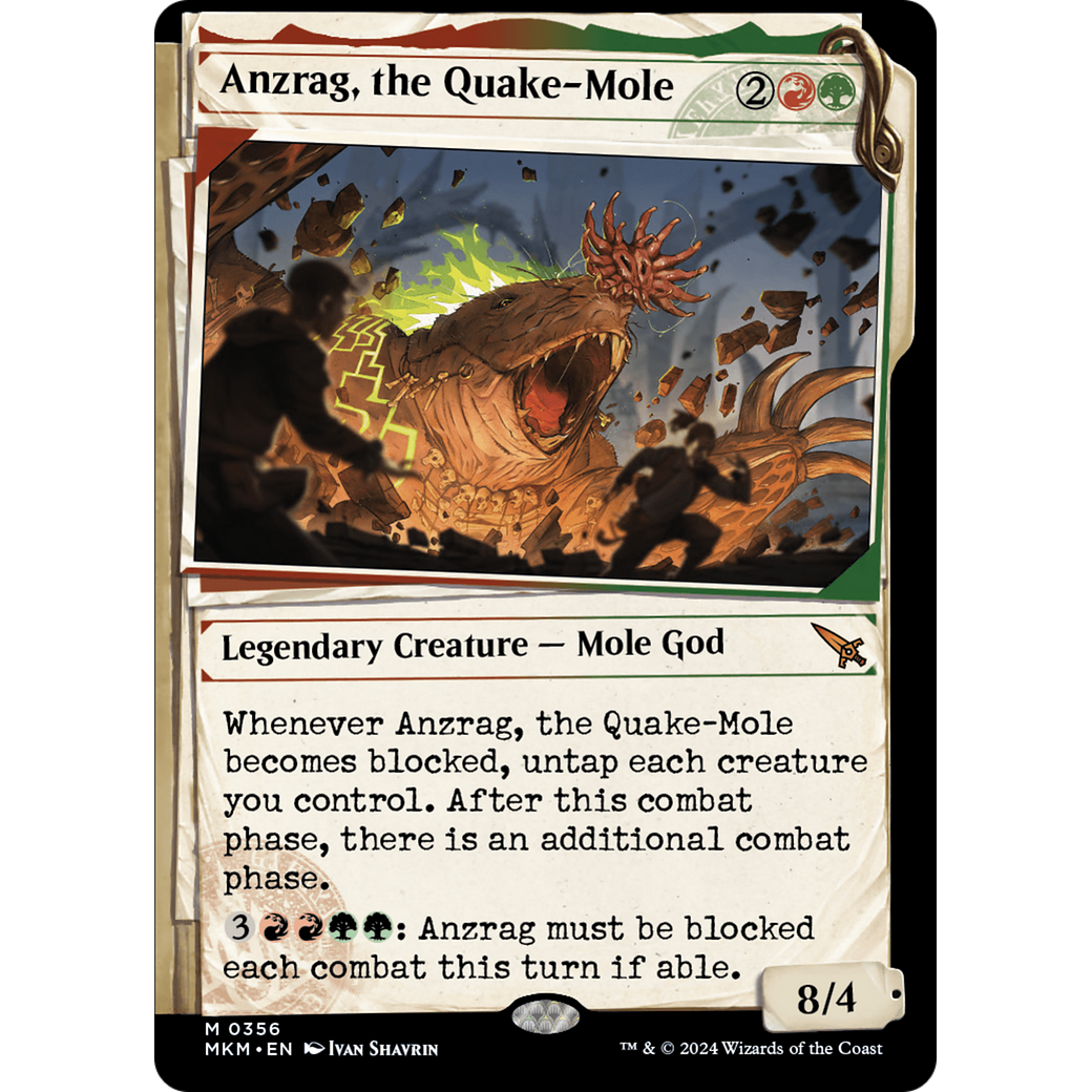 Anzrag, the Quake-Mole (MKM-356) - Murders at Karlov Manor: (Showcase)
