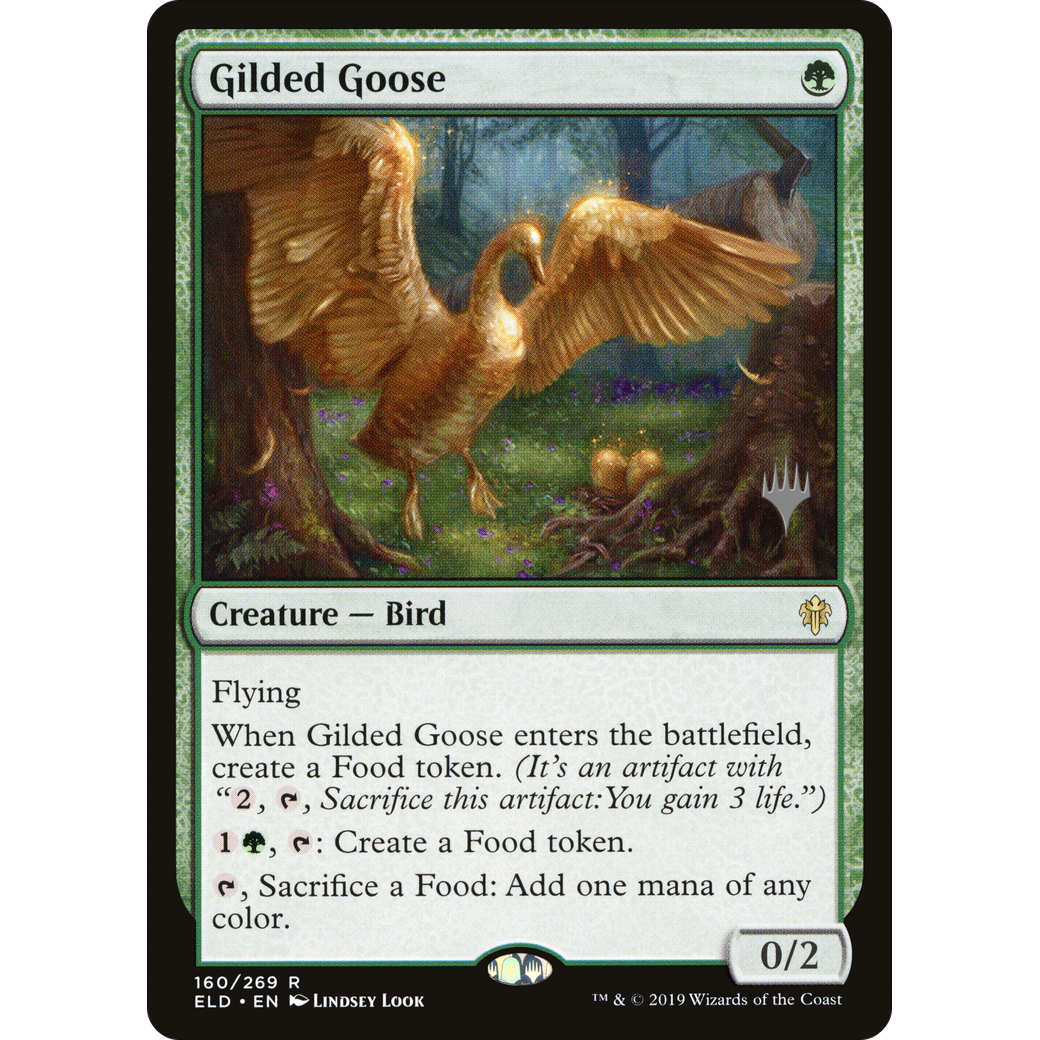 Gilded Goose (PPELD-160) - Throne of Eldraine Promos Foil