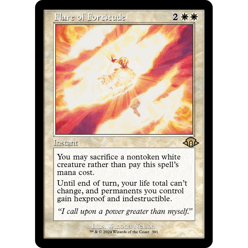 Flare of Fortitude (MH3-391) - Modern Horizons 3 Foil