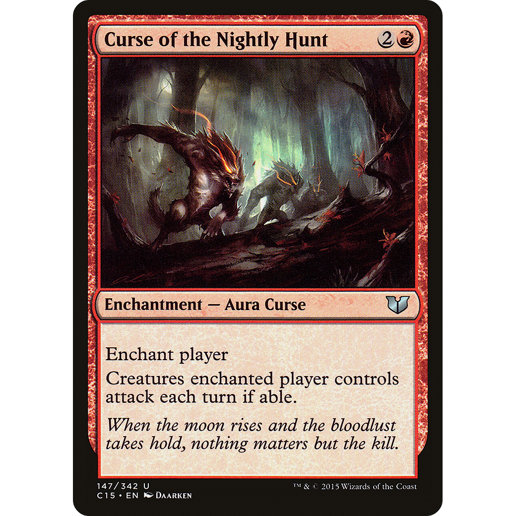 Curse of the Nightly Hunt (C15-147) - Commander 2015