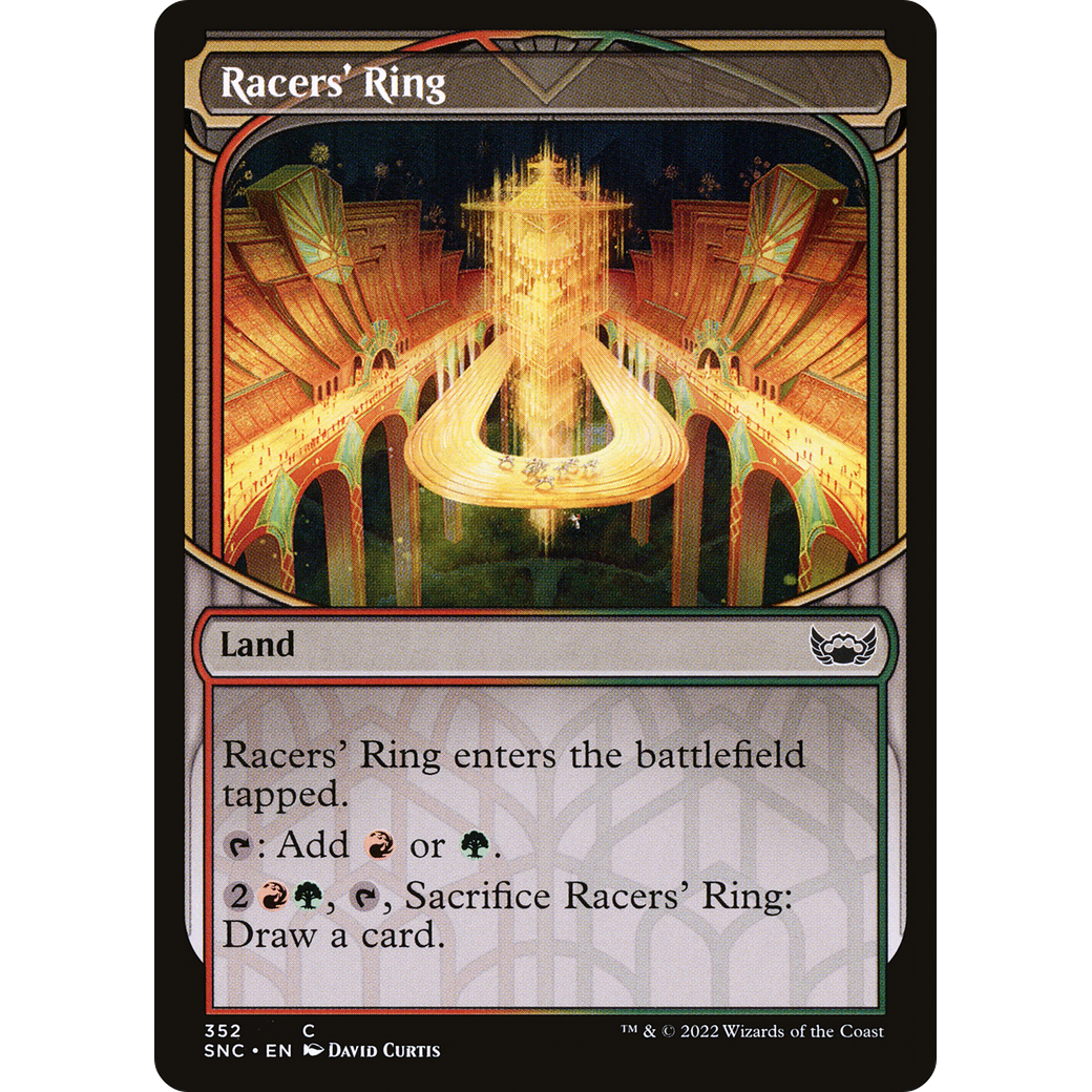 Racers' Ring (Showcase) (SNC-352) - Streets of New Capenna: (Showcase) Foil