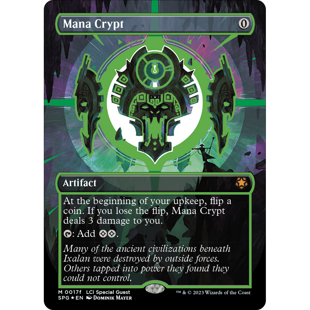 Mana Crypt (0017f) (Borderless) (SPG-17F) - Special Guests (Borderless) Foil