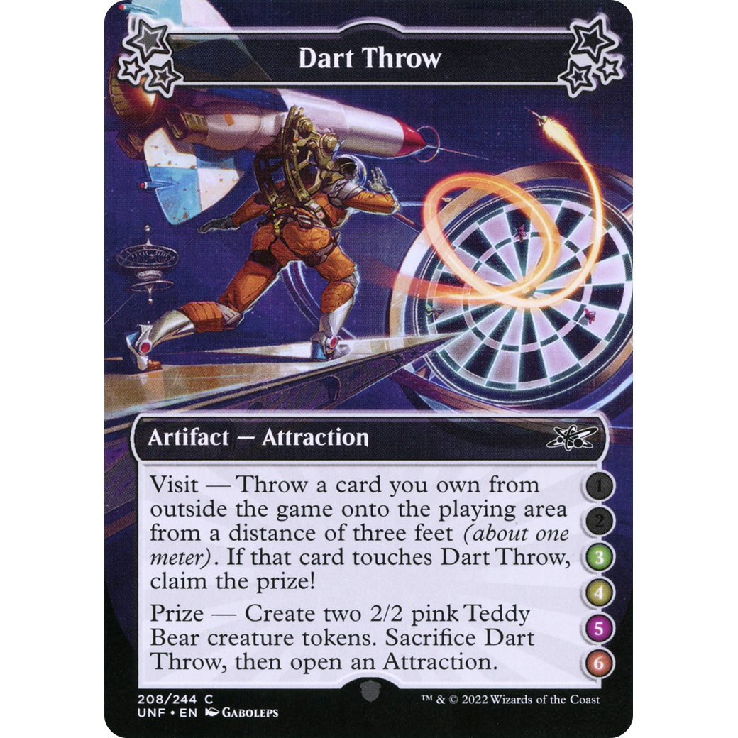 Dart Throw (3-4-5-6) (UNF-208) - Unfinity Foil
