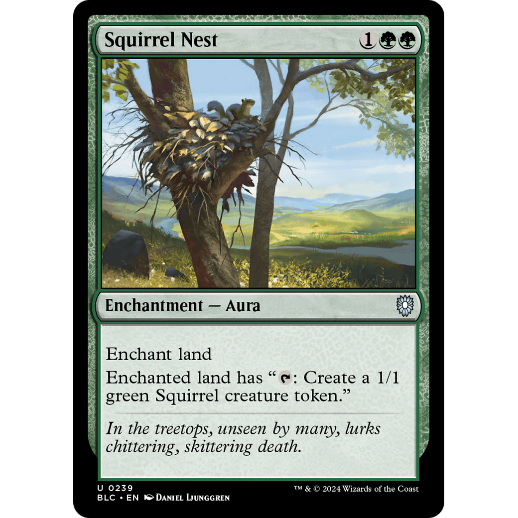 Squirrel Nest (BLC-239) - Bloomburrow Commander
