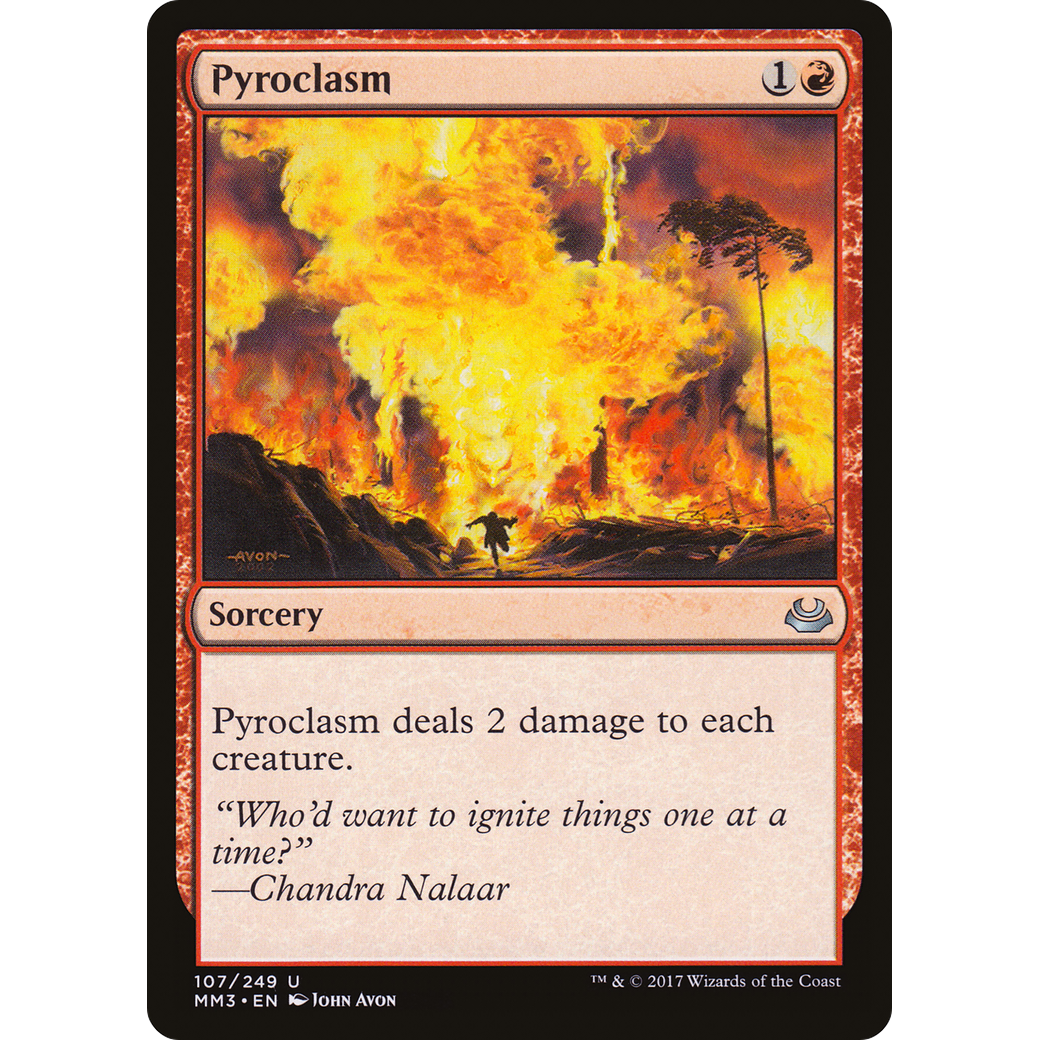 Pyroclasm (MM3-107) - Modern Masters 2017 Foil