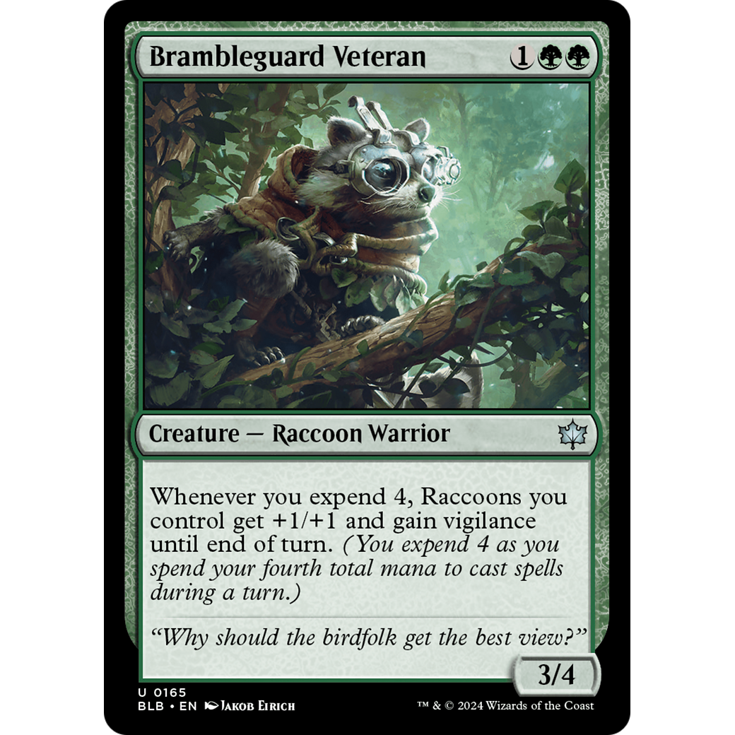 Brambleguard Veteran (BLB-165) - Bloomburrow Foil