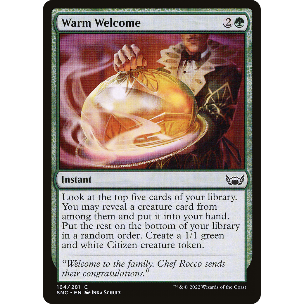Warm Welcome (SNC-164) - Streets of New Capenna Foil