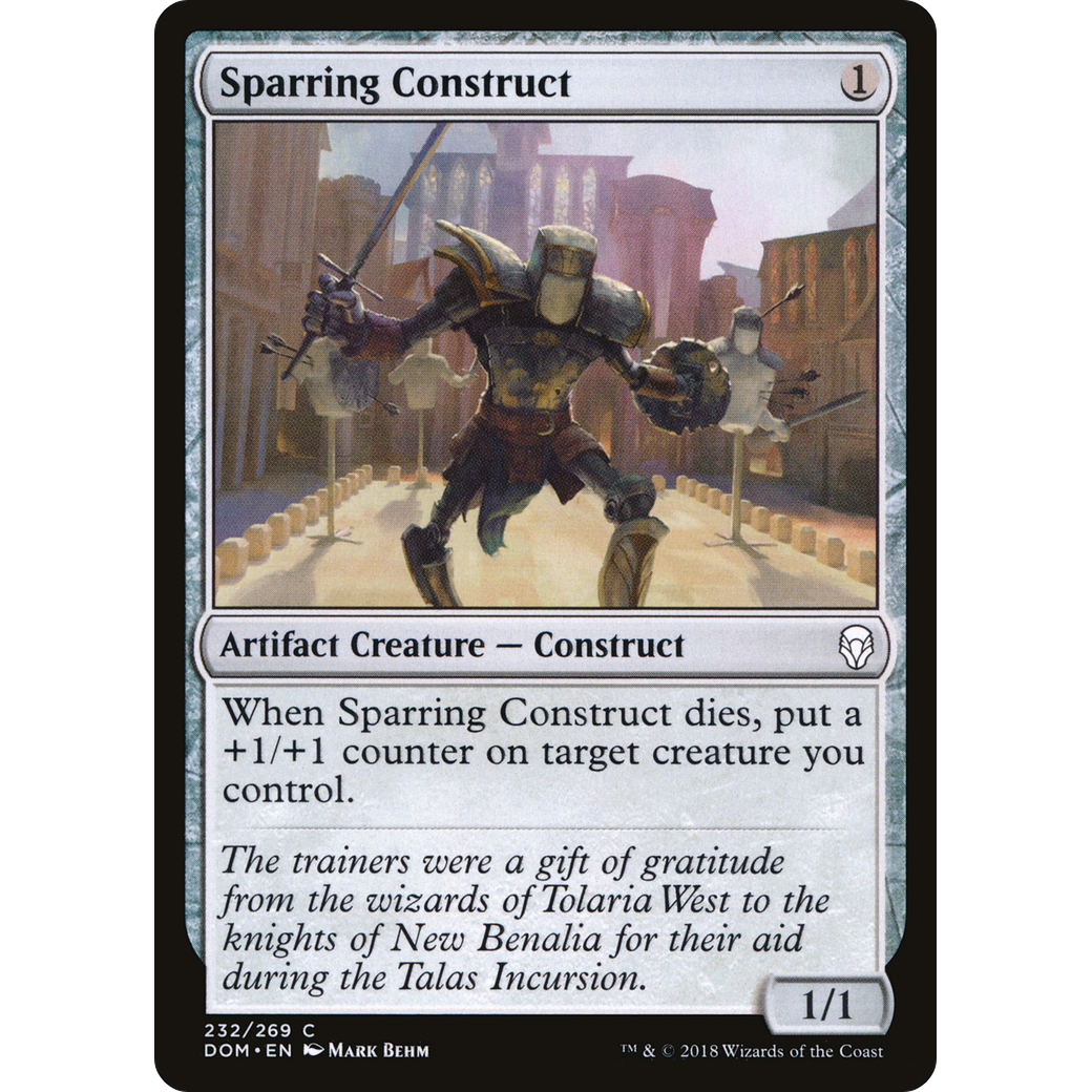 Sparring Construct (DOM-232) - Dominaria Foil