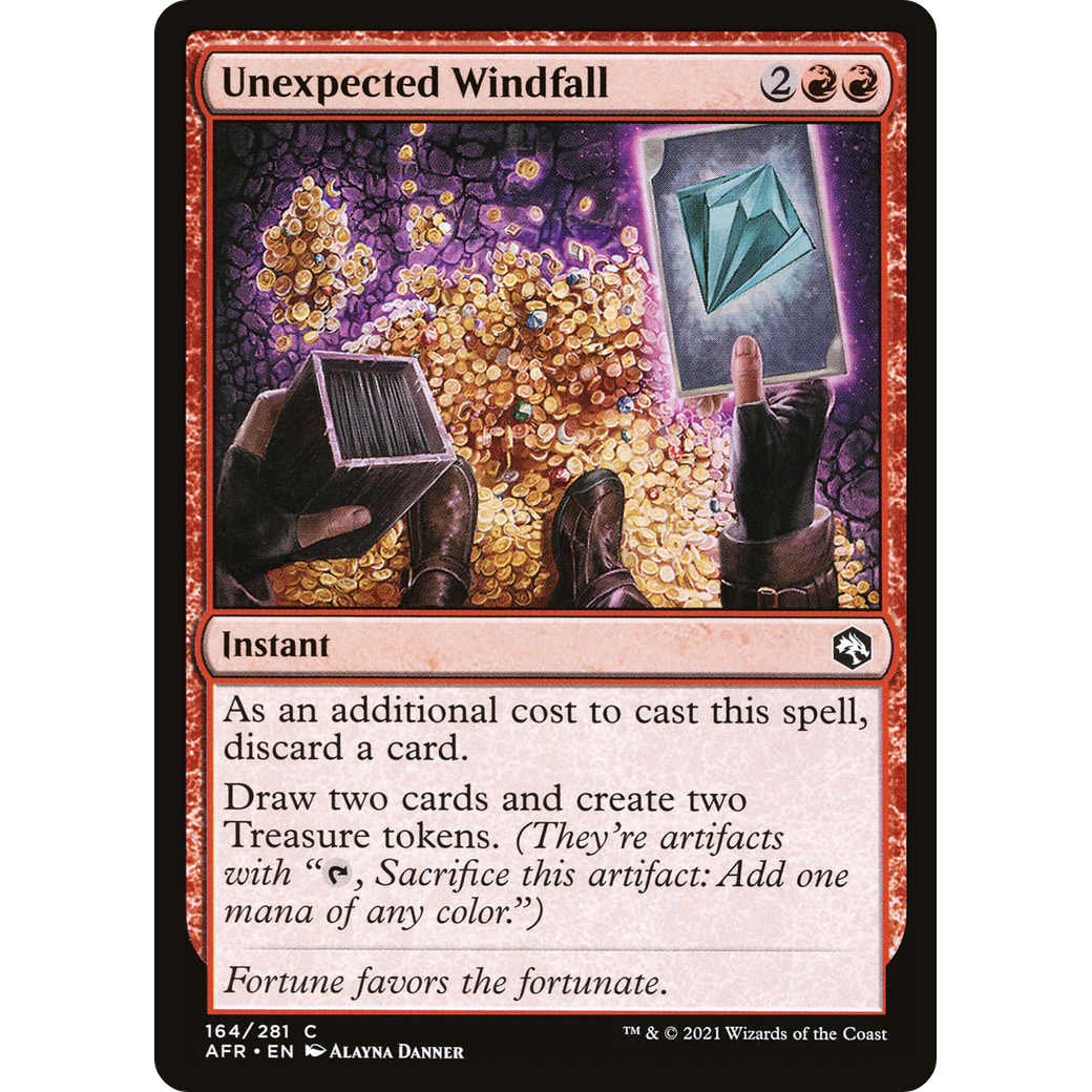 Unexpected Windfall (AFR-164) - Adventures in the Forgotten Realms Foil