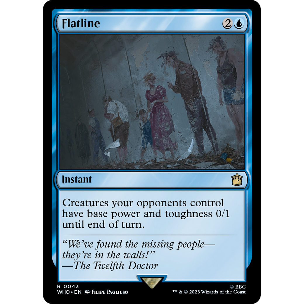 Flatline (WHO-043) - Doctor Who Foil