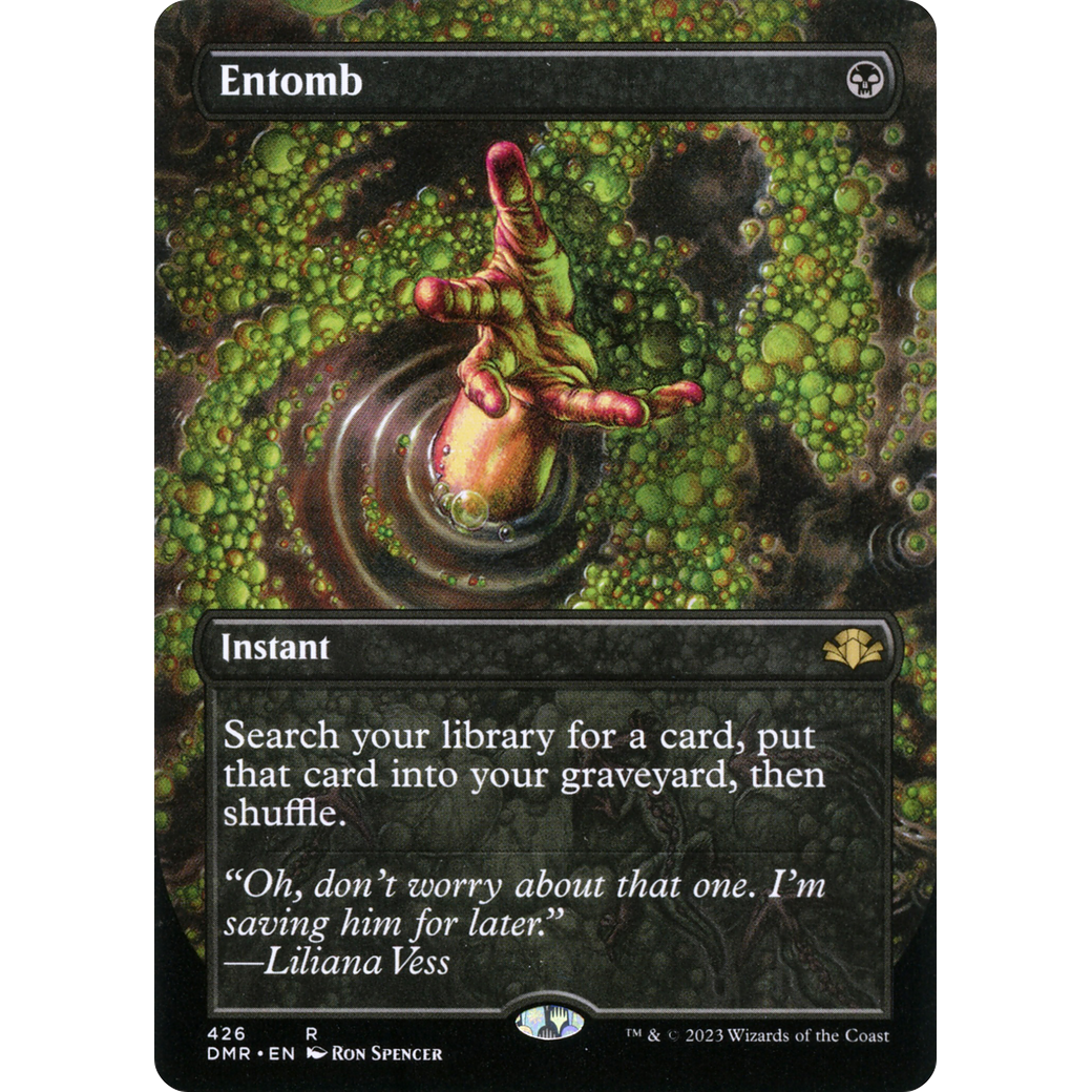 Entomb (Borderless) (DMR-426) - Dominaria Remastered (Borderless)