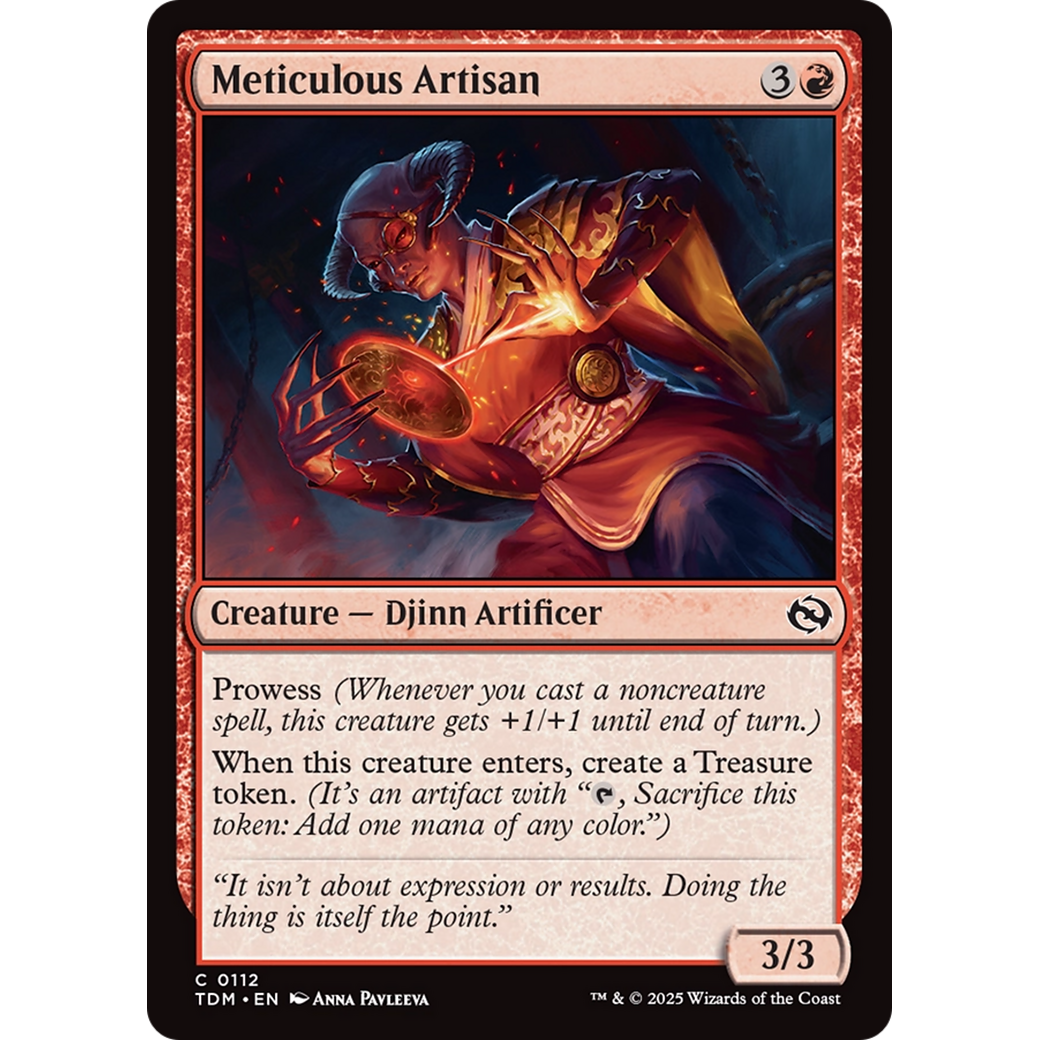 Meticulous Artisan (TDM-112) - Tarkir: Dragonstorm Foil