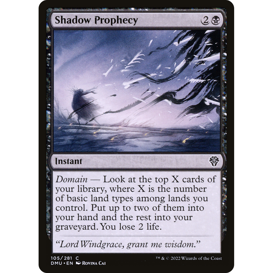 Shadow Prophecy (DMU-105) - Dominaria United