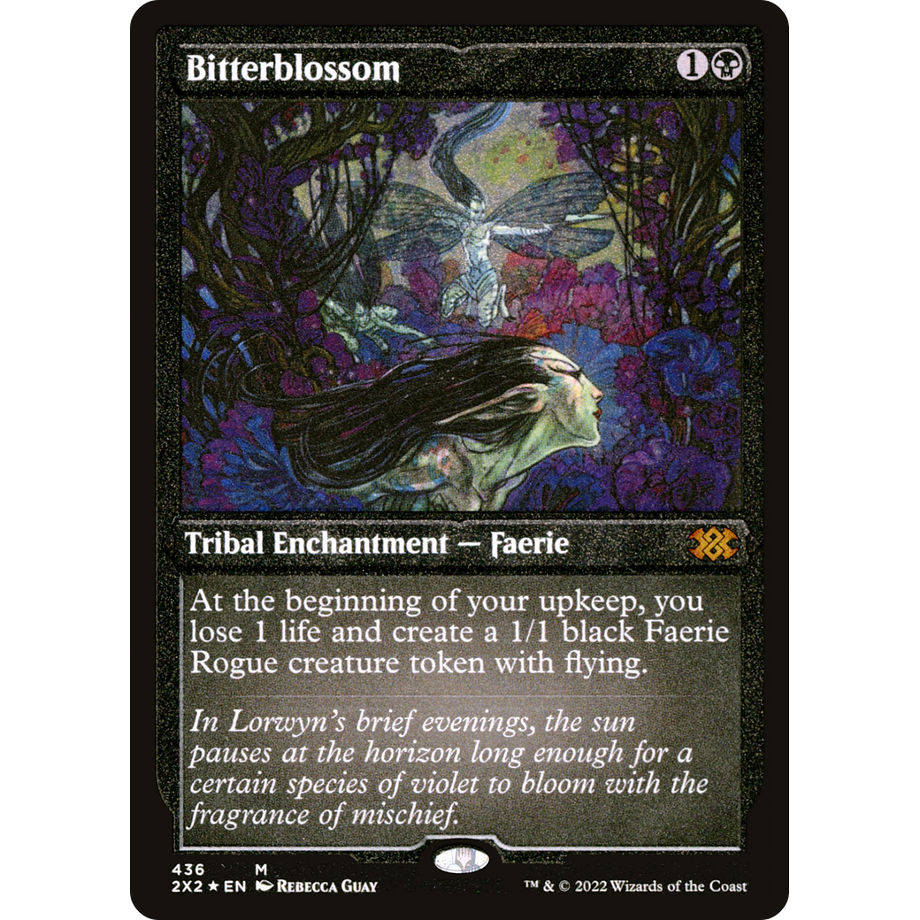 Bitterblossom (Foil Etched) (2X2-436) - Double Masters 2022 Foil